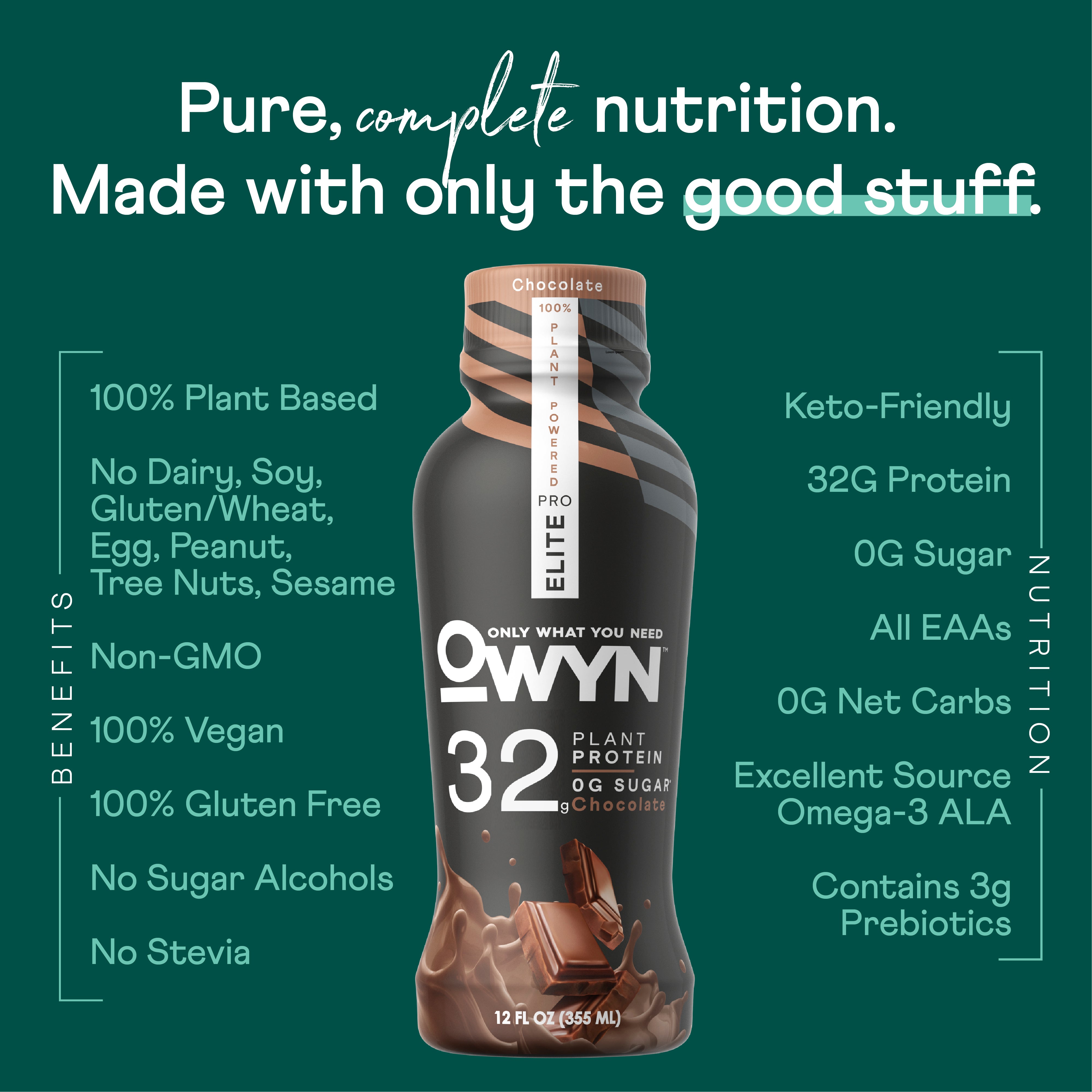 OWYN Elite 32mg Protein Shake • Chocolate