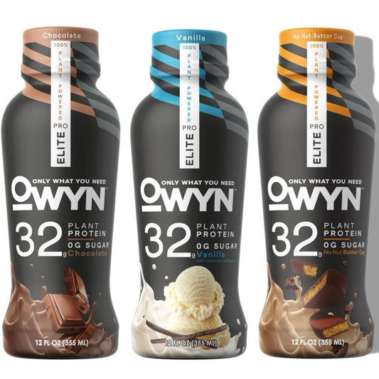 OWYN Elite 32mg Protein Shake • Variety Pack