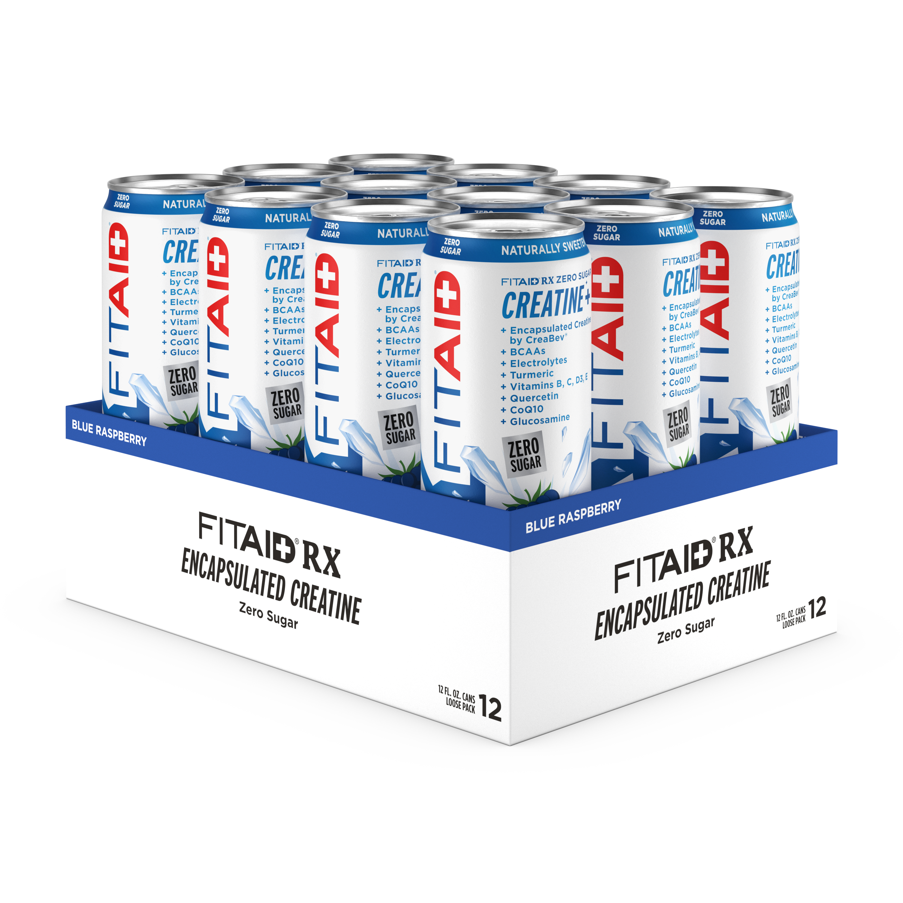 FITAID RX ZERO: Blue Raspberry BRZ-12P (00810047241263)